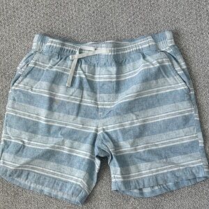 Old Navy Striped Blue and White Jogger Shorts